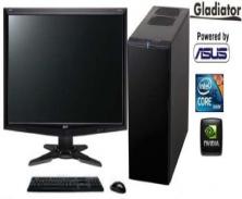 Desktop Gladiator HFTI1000C Complete Home & Office PC System - Quite PC